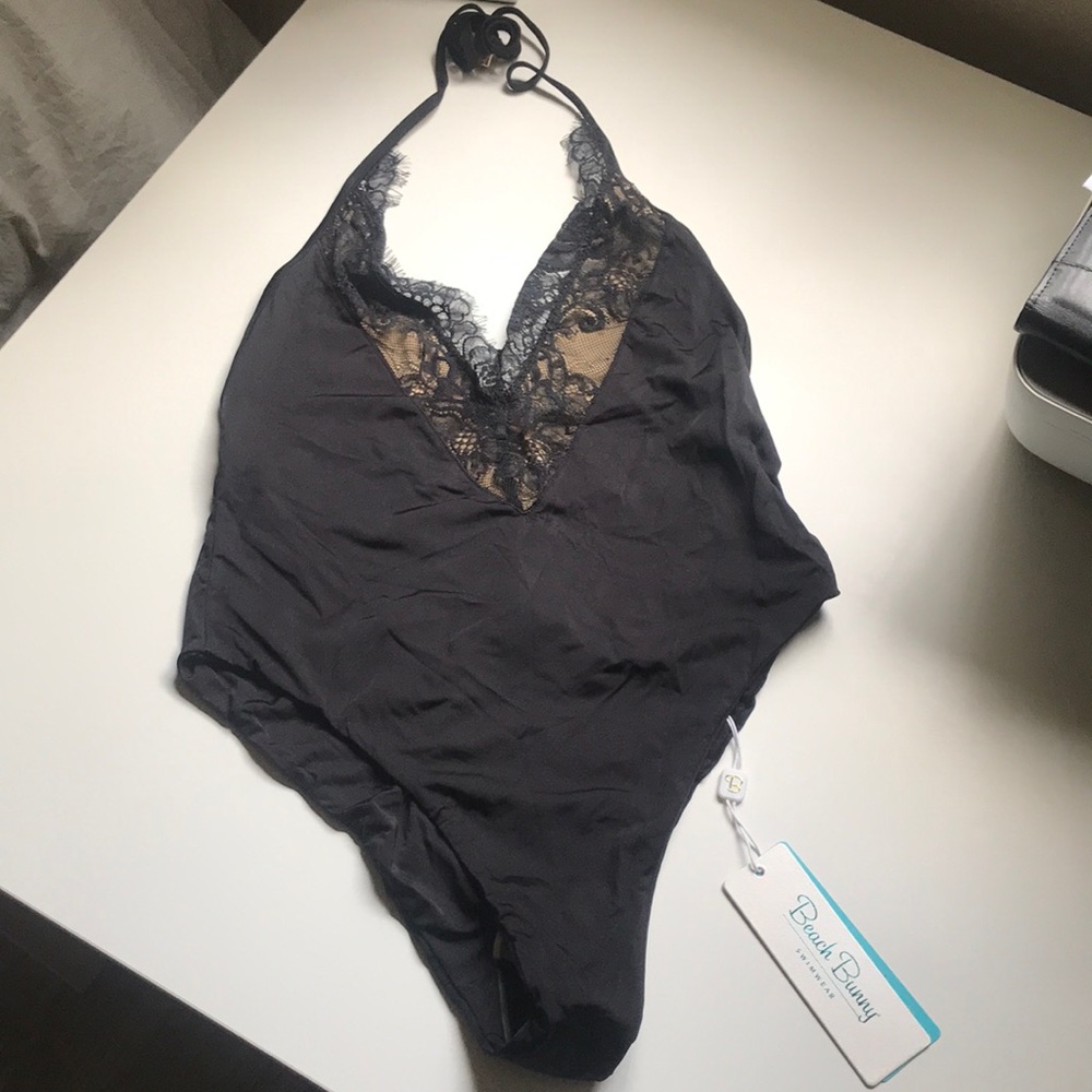 Beach Bunny Swimwear One Piece-Black